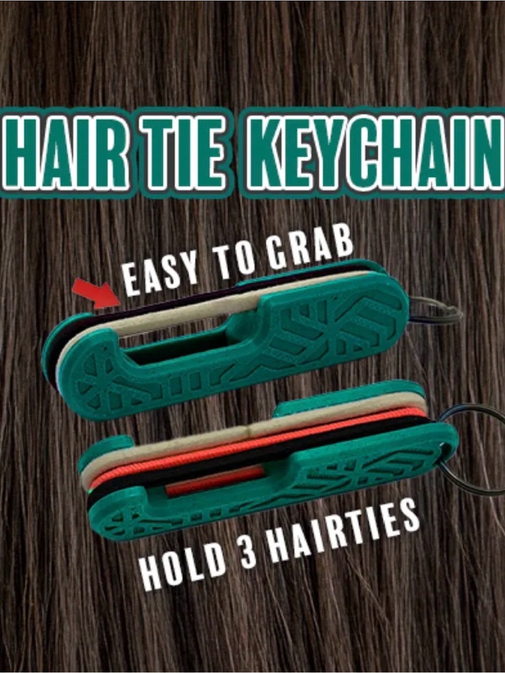 Hair Tie keychain holder